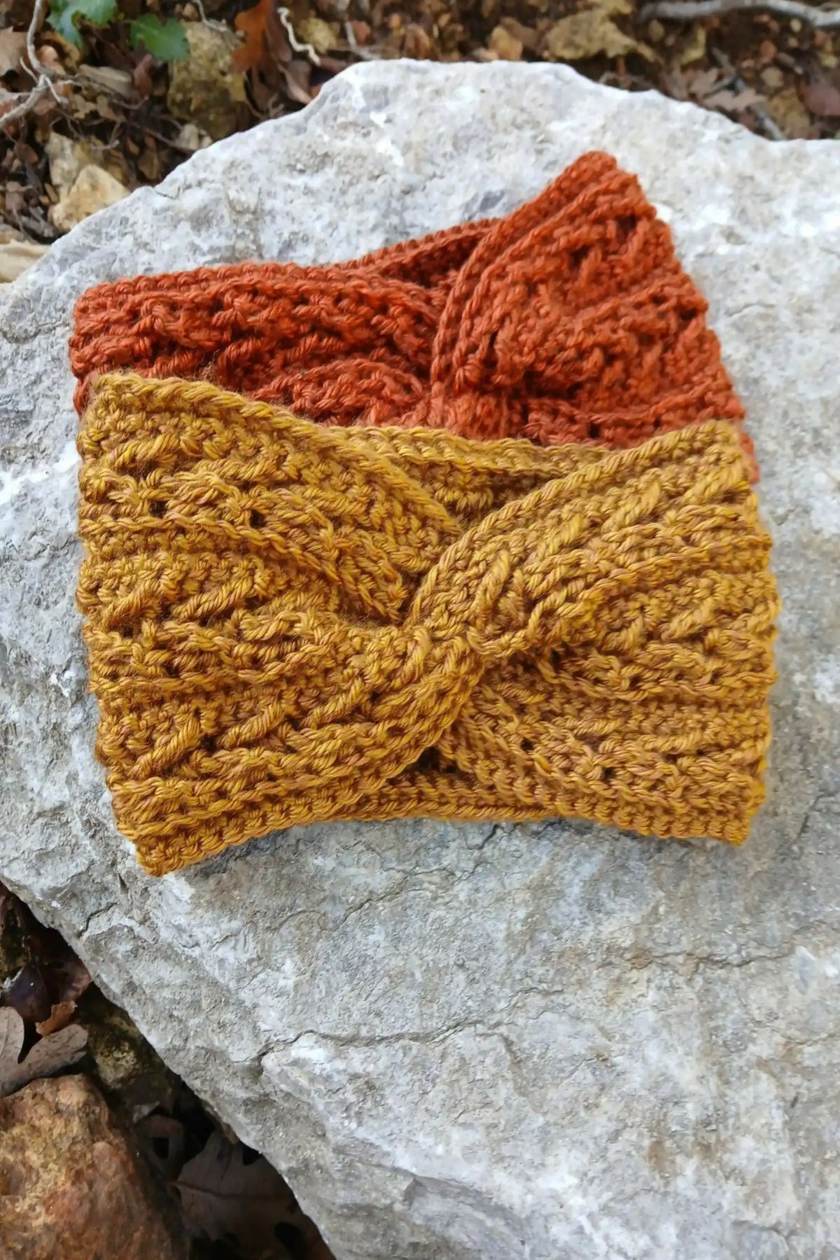 River Arrow Headband Ear Warmer (Crochet)