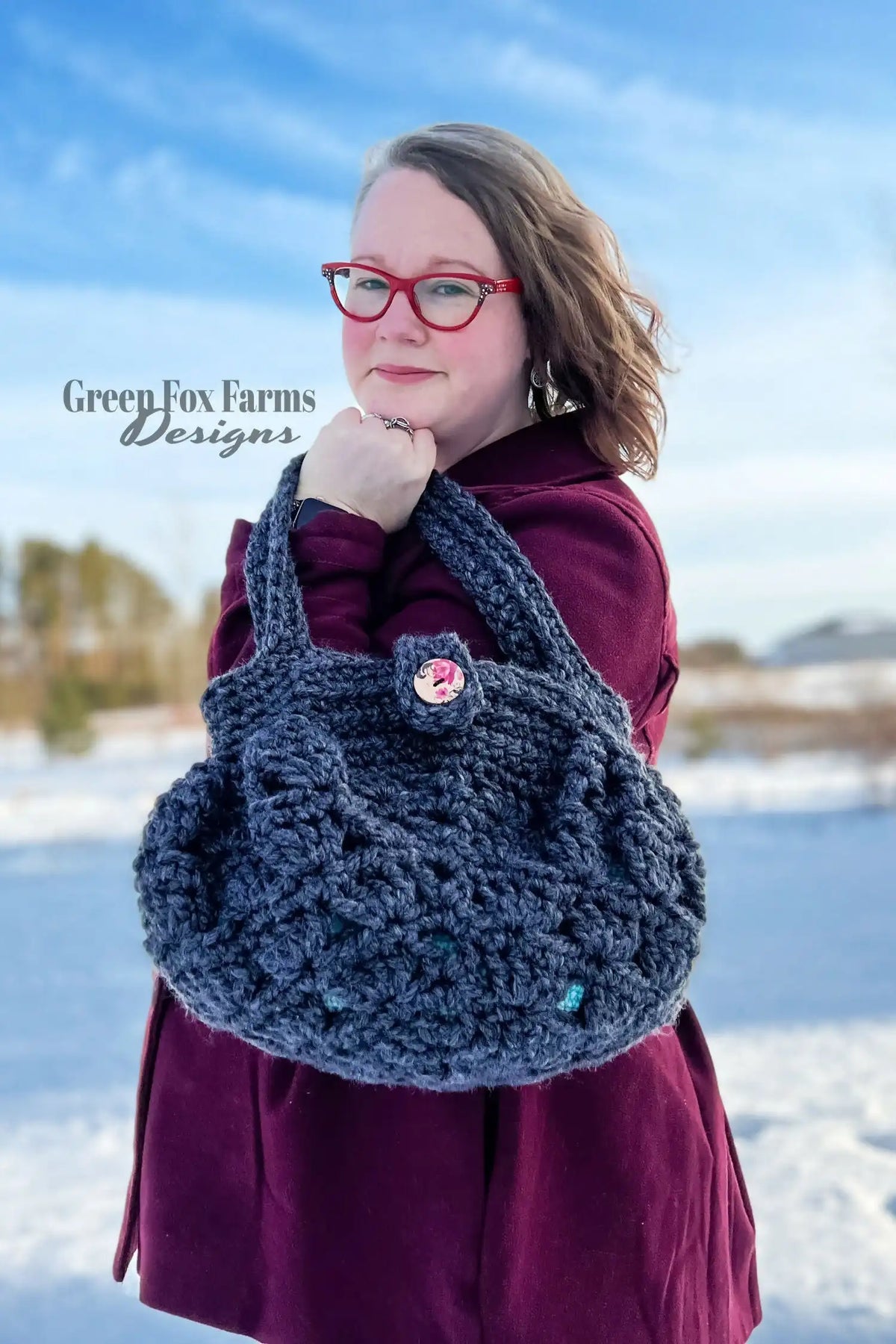 Sweet Stripes Hobo Handbag (Crochet)