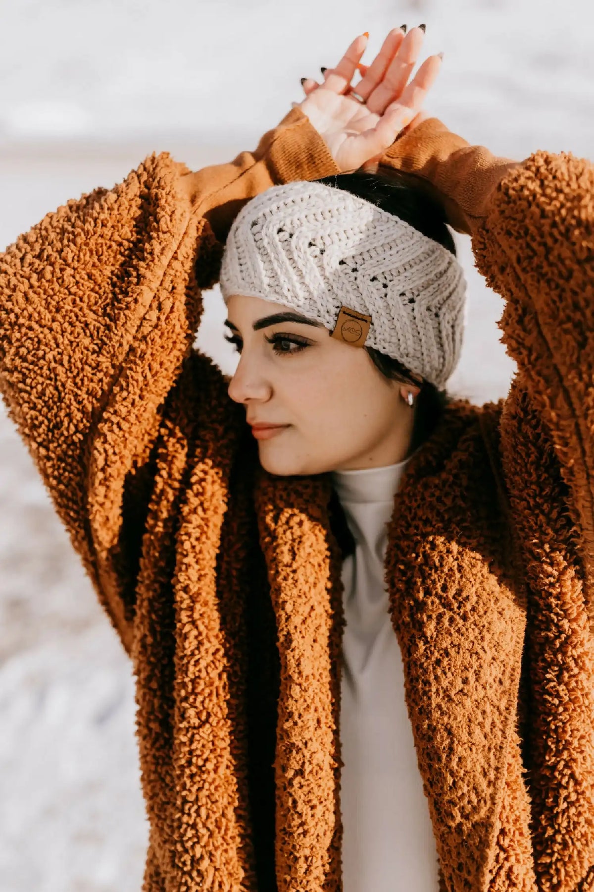 Adelaide Knit-Look Ear Warmer (Crochet)